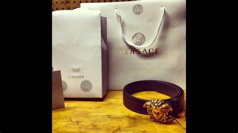 versace medusa belt real vs fake|vintage versace medusa belt.